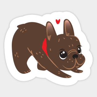 James The Frenchie Sticker